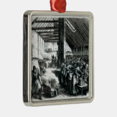 Spitalfieldsの無料食堂1867年 メタルオーナメント (右)
