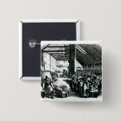 Spitalfieldsの無料食堂1867年 缶バッジ (正面&裏面)