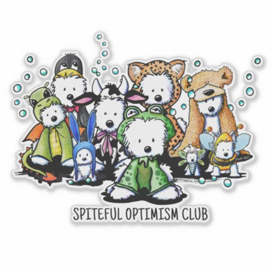 Spiteful Optimism Club Decal  シール (正面)