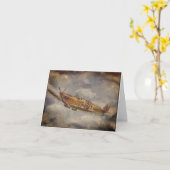 Spitfireグリーティングカード カード (黄色い花)