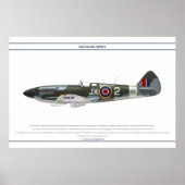 Spitfire GB 1 Sqn 1 ポスター (正面)