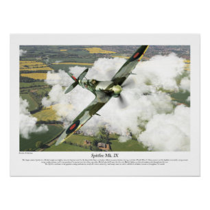 Spitfire Mk. IX ポスター