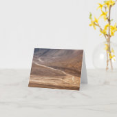 Spitsbergen Svalbard横の写真 カード (黄色い花)