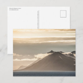 Spitsbergen Svalbard横の写真 ポストカード