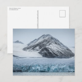 Spitsbergen Svalbard横の写真 ポストカード