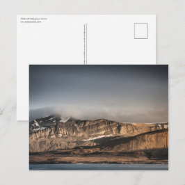 Spitsbergen Svalbard横の写真 ポストカード