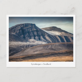 Spitsbergen Svalbard横の写真 ポストカード