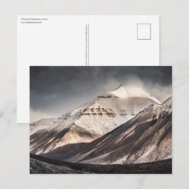 Spitsbergen Svalbard横の写真 ポストカード