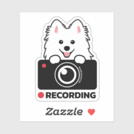 Spitz Dashcam日本ののビニ警告ルシール シール