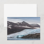 Spitzbergen Svalbard Glacierフォトカード (正面/裏面)