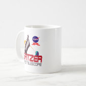 Spitzerの宇宙望遠鏡 コーヒーマグカップ (正面左)