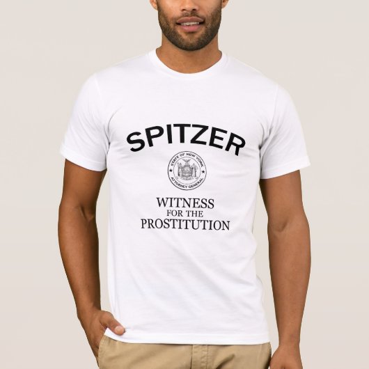 Spitzer: 売春のための証人 tシャツ (正面)