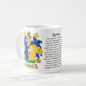 Spitzer、起源、意味および頂上 コーヒーマグカップ (正面左)