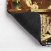 Spitzwegカール著疑った煙 マウスパッド (コーナー)