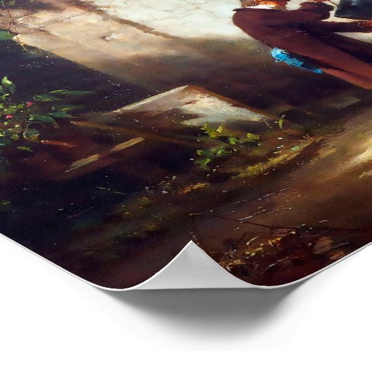 Spitzweg Carl - Der Gartenfreund - Deutsche Maler ポスター (角)