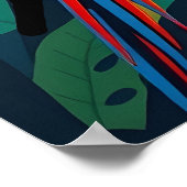 Spix's Macaw – 絶滅した野生動物の芸術祭 ポスター (角)