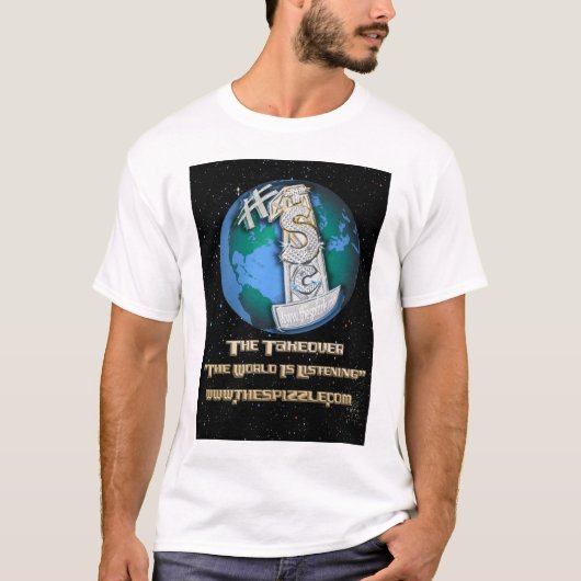 Spizzleの世界の引き継ぎのTシャツ Tシャツ (正面)
