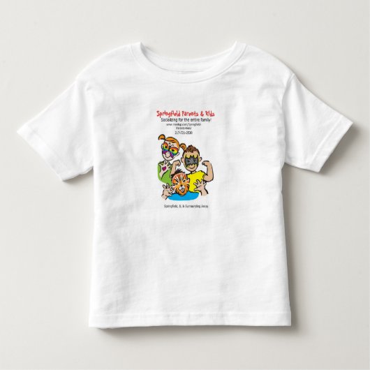 SPKのロゴの幼児3TのTシャツ トドラーTシャツ (正面)