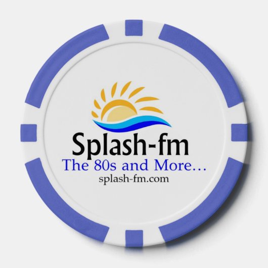 Splash-fmトランプのポーカーチップ ポーカーチップ (正面)