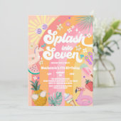 Splash Into Seven Summer Rainbow Sun 7th Birthday 招待状 (スタンド正面)