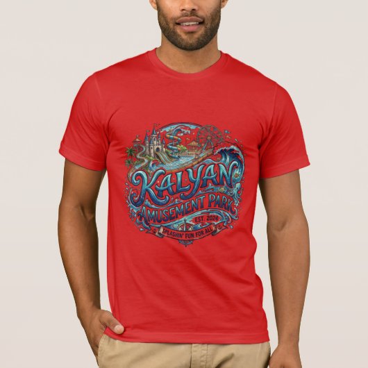 Splash Master: カルヤン・アミューズメントパーク サインTシャツ Tシャツ (正面)