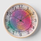 splash of color 壁時計 (正面)