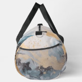 Splash of Gold shades of green blue ダッフルバッグ (右)