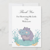 Splash of Joy, Little Hippo 招待状 (正面)