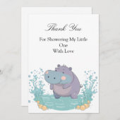 Splash of Joy, Little Hippo 招待状 (正面/裏面)