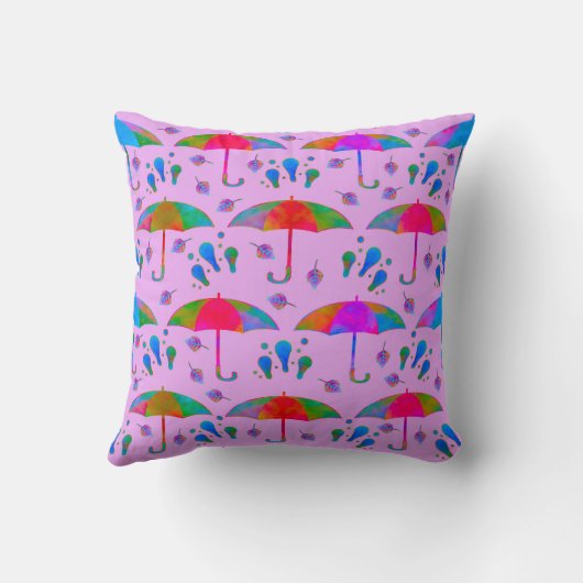 Splash of Nature at Sundown クッション (裏面)