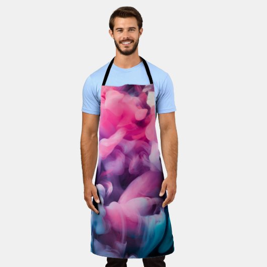 Splash of paint. Abstract backgroundabstract,paint エプロン (着用した状態)