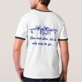 splashdownのグラマンのガチョウ tシャツ (裏面フル)