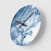 Splashing Art ラウンド壁時計 (傾斜)