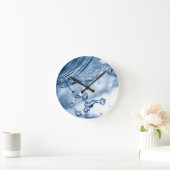 Splashing Art ラウンド壁時計 (ホーム)