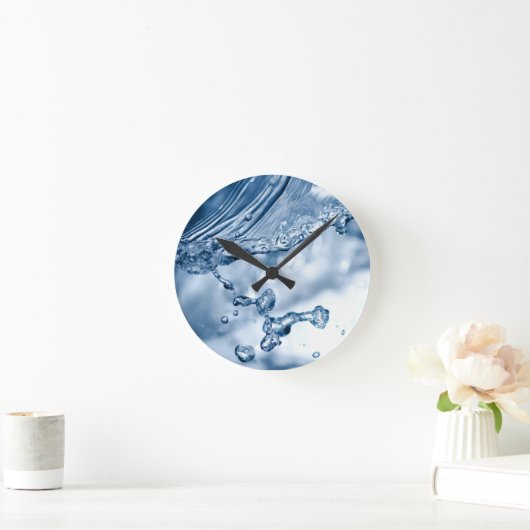 Splashing Art ラウンド壁時計 (ホーム)