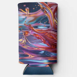 Splashing Color Liquids スリム缶クーラー