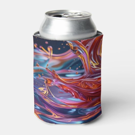 Splashing Color Liquids 缶クーラー (缶正面)