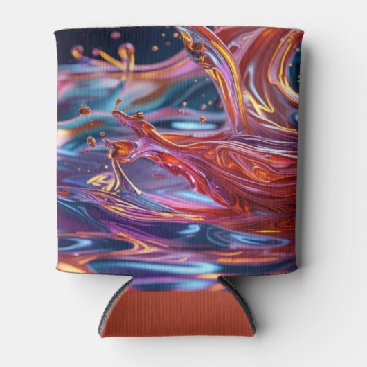 Splashing Color Liquids 缶クーラー (正面)