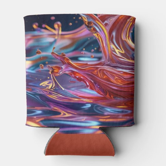 Splashing Color Liquids 缶クーラー (裏面)