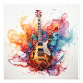 Splashing Guitarsサイケデリック Photo Art #10 フォトプリント (正面)