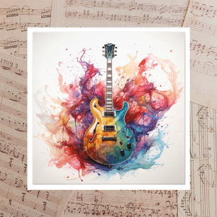 Splashing Guitarsサイケデリック Photo Art #13 フォトプリント