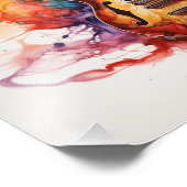 Splashing Guitarsサイケデリック Photo Art #16 フォトプリント (角)