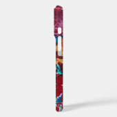 Splashy-Hand Painted Abstract Art Case-Mate iPhoneケース (裏面 / 左)