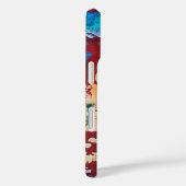 Splashy-Hand Painted Abstract Art Case-Mate iPhoneケース (裏面 / 右)