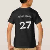 Splashy Red and Green American Football Helmet Tシャツ (裏面)