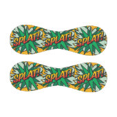 SPLATおもしろいレトロ漫画ブックアーポップ・アートのト 野球ボール (パネル)