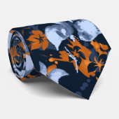 Splatの熱帯手塗りのハワイアンはプリント2味方しました ネクタイ (ロール)