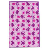 Splatカラフルヴィンテージレトロ60s 70s ミディアムペーパーバッグ (正面)