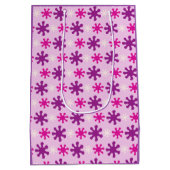 Splatカラフルヴィンテージレトロ60s 70s ミディアムペーパーバッグ (裏面)