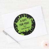 Splatギフトステッカー ラウンドシール (封筒)